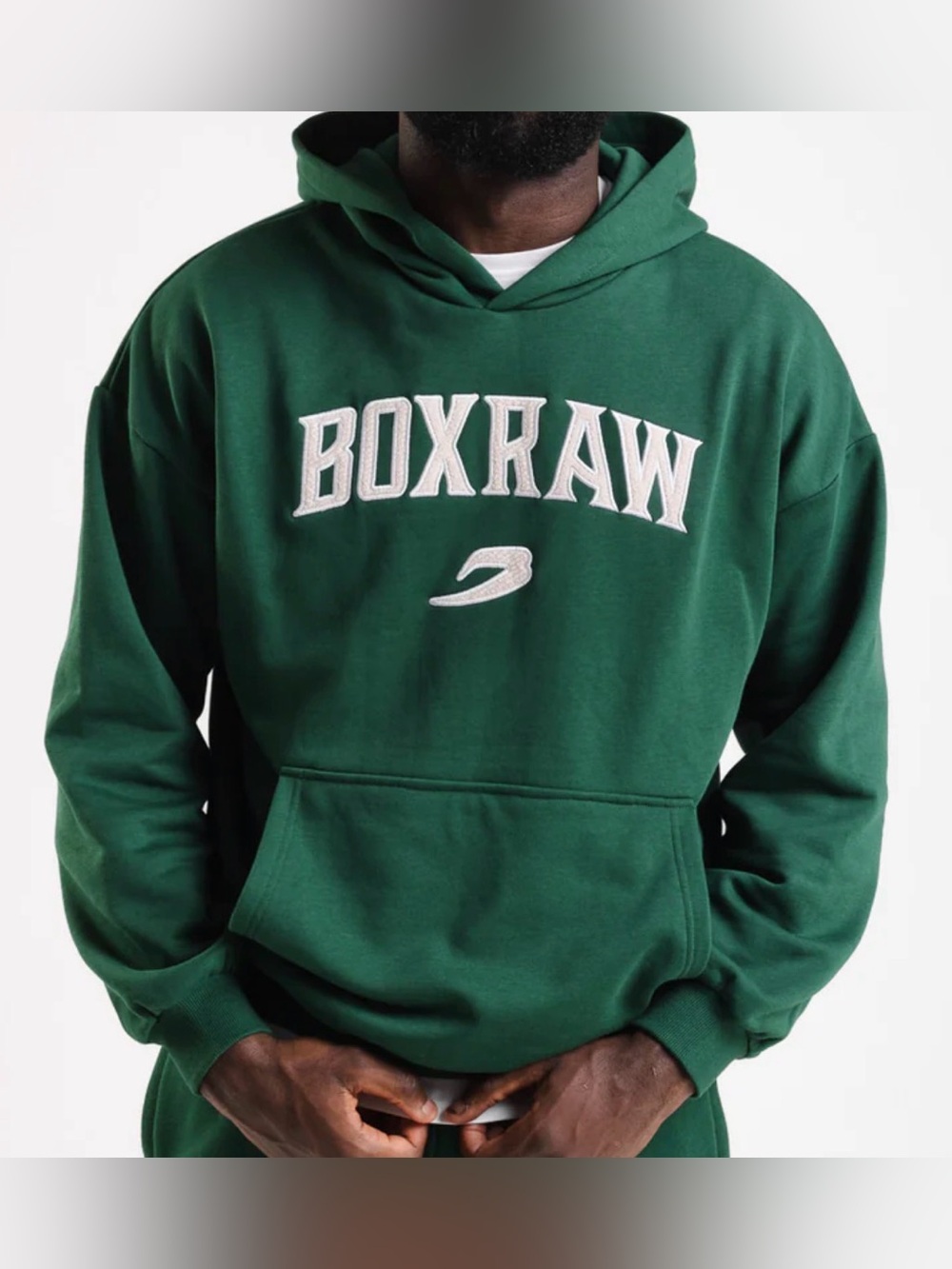 BOXRAW East Street Hoodie - Green